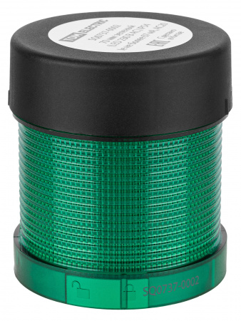 Модуль светосигнальный 70 мм зеленый (LED 230В AC) IP54 TDM