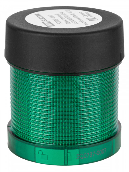 Модуль светосигнальный 70 мм зеленый (LED 24В DC) IP54 TDM