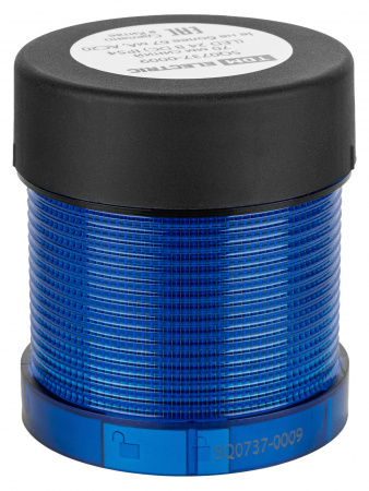 Модуль светосигнальный 70 мм синий (LED 24В DC) IP54 TDM