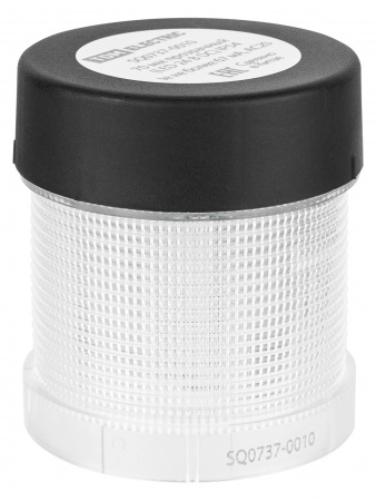 Модуль светосигнальный 70 мм прозрачный (LED 24В DC) IP54 TDM