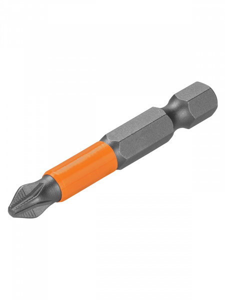 Набор бит PH2x50, односторонних, сталь CrV, Е 1/4", 10 шт., «Гранит» TDM