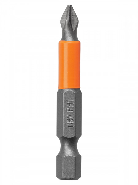 Набор бит PH1x50, односторонних, сталь CrV, Е 1/4", 10 шт., «Гранит» TDM