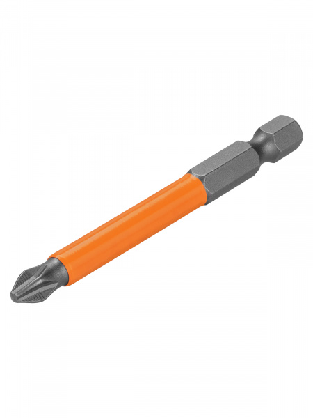 Набор бит PH2x70, односторонних, сталь CrV, Е 1/4", 10 шт., «Гранит» TDM