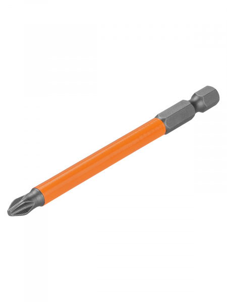 Набор бит PH2x90, односторонних, сталь CrV, Е 1/4", 10 шт., «Гранит» TDM