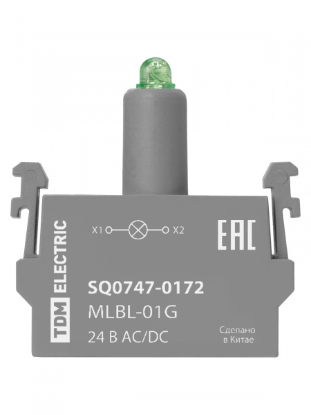 Светодиодный блок MLBL-01G 24 В AC/DC зеленый TDM