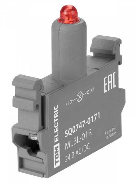 Светодиодный блок MLBL-01R 24 В AC/DC красный TDM