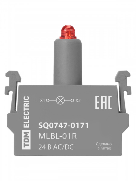 Светодиодный блок MLBL-01R 24 В AC/DC красный TDM