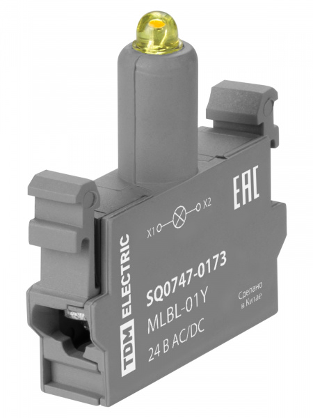 Светодиодный блок MLBL-01Y 24 В AC/DC желтый TDM