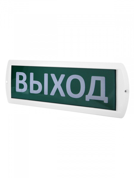Оповещатель охранно-пожарный световой Т-220-РИП "Выход" 230 В с резервным источником питания, IP52 TDM