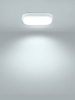 Светодиодный светильник LED ДПП 2801 8Вт 700лм 6500К IP65 белый овал 200*100*46 мм Народный
