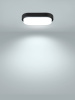 Светодиодный светильник LED ДПП 2802 8Вт 700лм 6500К IP65 чёрный овал 200*100*46 мм Народный