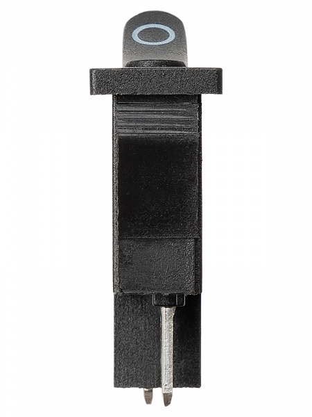 Выключатель клавишный KCD1-101B 250В AC/DC, 1P, 6А, (2с), ON-OFF, черный, Mini TDM
