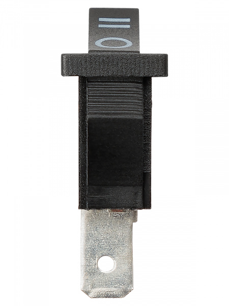 Переключатель клавишный KCD1-103 250В AC/DC, 1P, 6А, (3с), ON-OFF-ON, с нейтральным положением, черный, Mini TDM