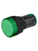 STATUS Лампа сигнальная AD-22DS, LED, d22 мм, 24-440 В AC/DC, IP65, зеленый TDM