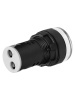 STATUS Лампа сигнальная AD-22DS, LED, d22 мм, 24-440 В AC/DC, IP65, белый TDM