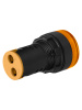 STATUS Лампа сигнальная AD-22DS, LED, d22 мм, 24-440 В AC/DC, IP65, желтый TDM