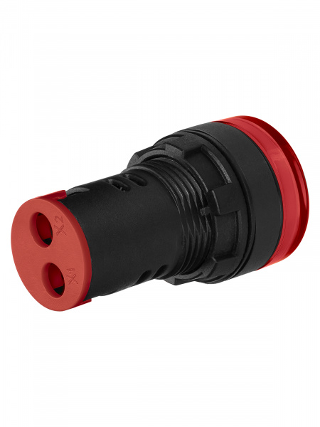 STATUS Лампа сигнальная AD-22DS, LED, d22 мм, 24-440 В AC/DC, IP65, красный TDM