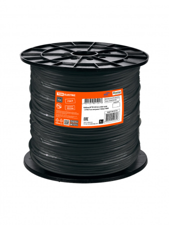 Кабель КГТП-ХЛ 2х1,5(N)-0,66 - 3 ГОСТ на катушке (100м) TDM