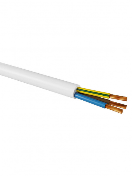 Провод ПРКС 3х1,5(N)-0,38 (50м), белый TDM