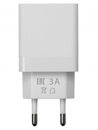 Сетевое зарядное устройство, СЗУ 7, Quick Charge 3.0, 3 А, 2 USB, белый, TDM