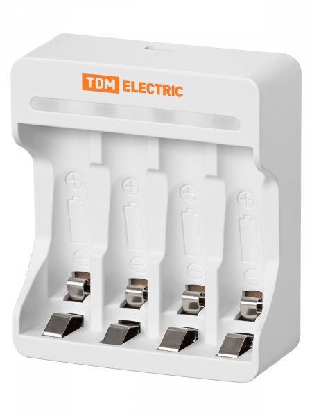 Зарядное устройство 2044 (200 mA 4 слота АА/ААА 4 кан. USB) TDM