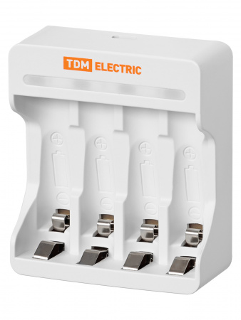 Зарядное устройство 2044 (200 mA 4 слота АА/ААА 4 кан. USB) TDM