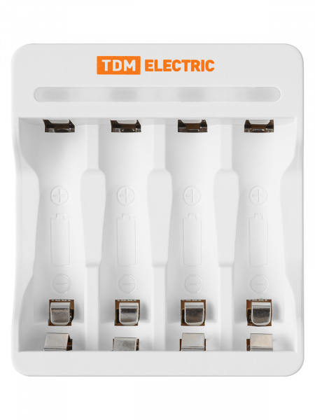 Зарядное устройство 2044 (200 mA 4 слота АА/ААА 4 кан. USB) TDM