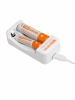 Зарядное устройство 2022 (200 mA 2 слота АА/ААА 2 кан.USB) TDM