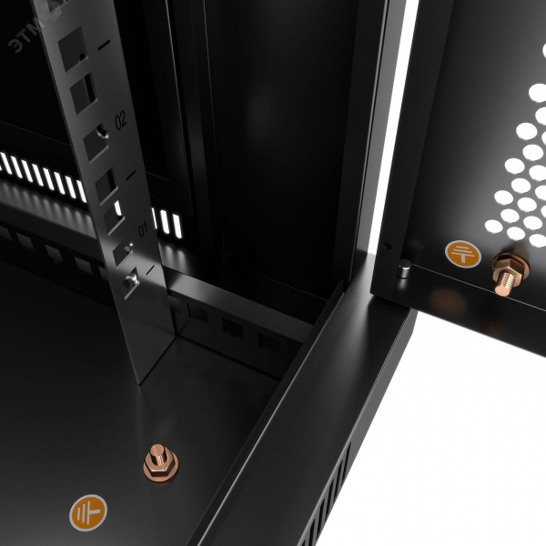 Шкаф телекоммуникационный настенный 19дюймов 9U