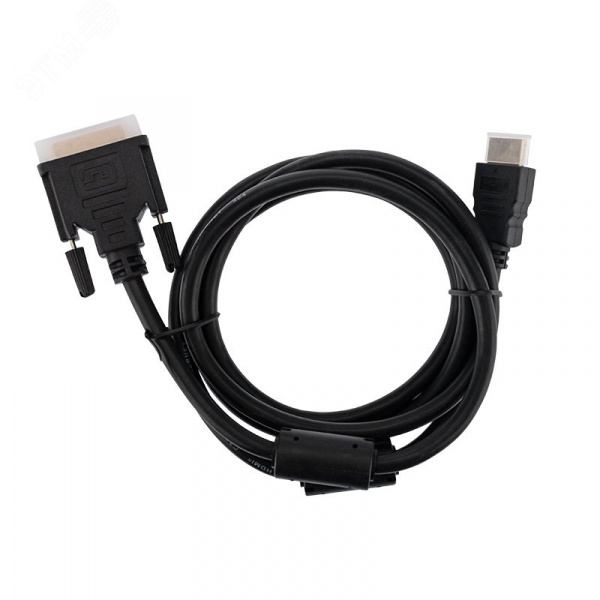 Кабель HDMI - DVI-D с фильтрами, 1,5 м., черный GOLD