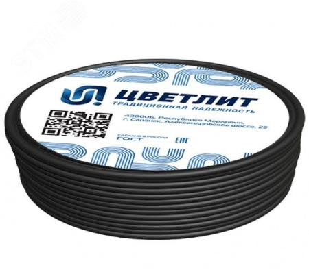 Провод  ПВСнг(А)-LS 2х6+1х6 Ч (100 м) ТРТС