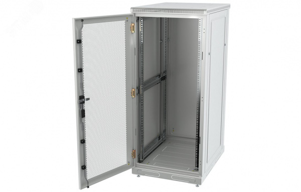 Шкаф телекоммуникационный напольный 33U 600x1000 ШТ-НП-33U-600-1000-П, передняя дверь перфорированная