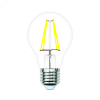 Лампа светодиодная LED-A60-5W/3000K/E27/CL/SLF Форма A прозрачная Теплый (3000K)