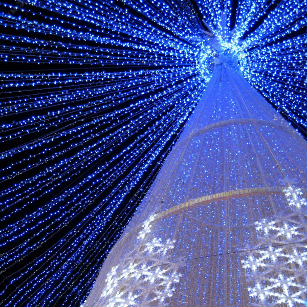 Гирлянда светодиодная декоративная ARD-STRING-CLASSIC-10000-WHITE-100LED-STD BLUE 230V, 7W ARDCL, IP65