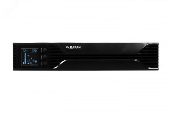 Источник бесперебойного питания Line-interactive RAPAN-UPS 2000 ВА/1400 Вт, RACK, синус, встроенные АКБ 4 шт.x 9Ah