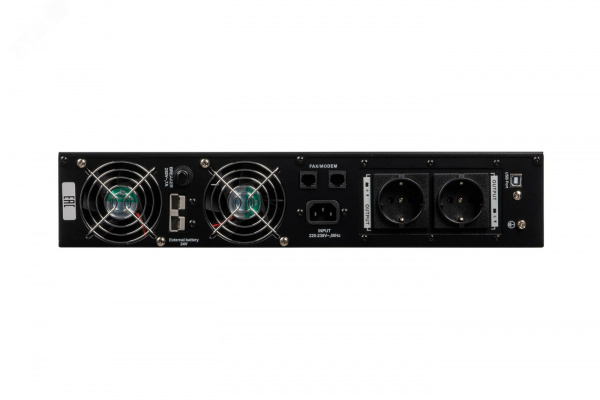 Источник бесперебойного питания Line-interactive RAPAN-UPS 2000 ВА/1400 Вт, RACK, синус, встроенные АКБ 4 шт.x 9Ah