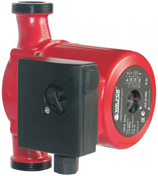 Насос циркуляционный VCP 25-40G 180мм (с гайками)