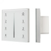 Панель SMART-P34-DIM-IN White 230V, 0-10V, Sens, 2.4G ARL, IP20 пластик, 5 лет