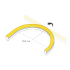 Панель SMART-P34-DIM-IN White 230V, 0-10V, Sens, 2.4G ARL, IP20 пластик, 5 лет