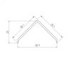 Панель SMART-P34-DIM-IN White 230V, 0-10V, Sens, 2.4G ARL, IP20 пластик, 5 лет