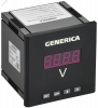 Вольтметр цифровой щитовой однофазный 96х96мм LED GENERICA