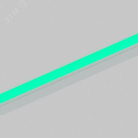 Гибкий неон 8х16мм односторонний 120 LED/м ЗЕЛЕНЫЙ 230В бухта 100м (с комплектом подключения)