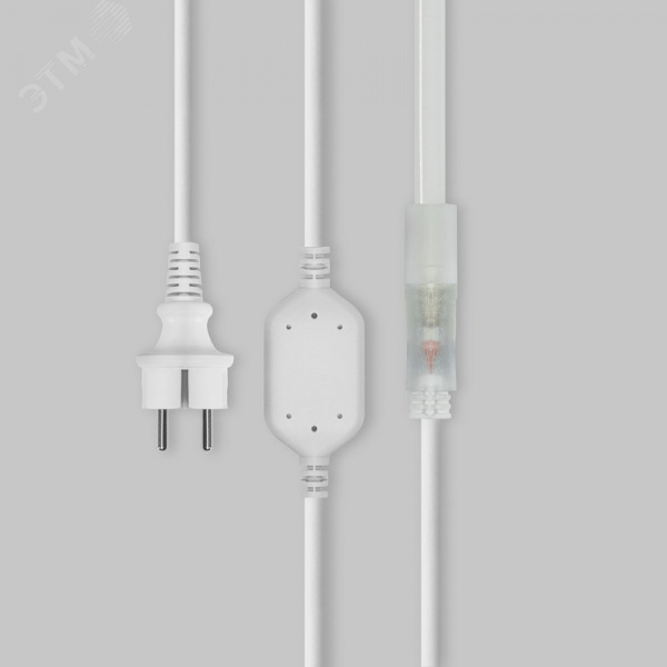 Гибкий неон 8х16мм односторонний 120 LED/м ЗЕЛЕНЫЙ 230В бухта 100м (с комплектом подключения)