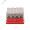 Клеммы монтажные PTC-4P 2273-244 450V 32A 0,14-4.0mm2 , 4 отверстия,  прозрачные, с пастой, /50 шт.