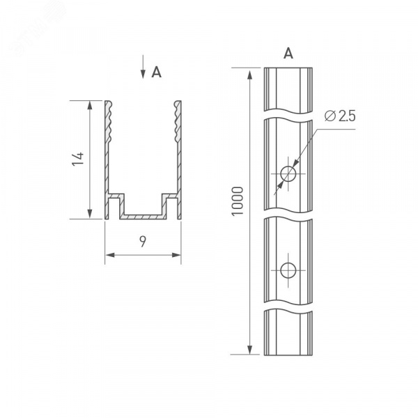 Конвертер KNX-710-0-10-DIN (230V, 4x0/1-10, 4x16A) (IARL, Пластик)