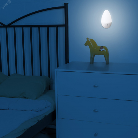 Ночник светодиодный DTL303 0,5W 3LED белый Овал