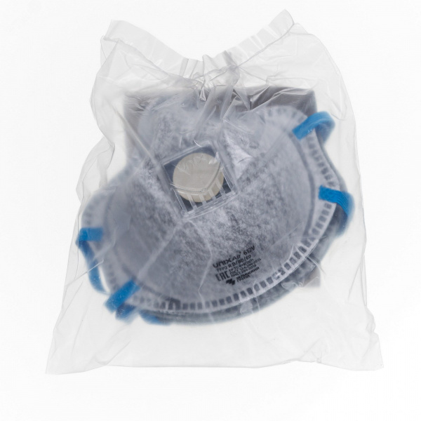 Полумаска формованная фильтрующая UNIX Air 612V FFP2 R D (3 шт.)