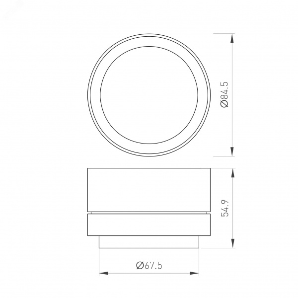 Контроллер-усилитель SMART-TRANSMITTER-30M-IN 230V, 2.4G ARL, IP20 Пластик, 5 лет