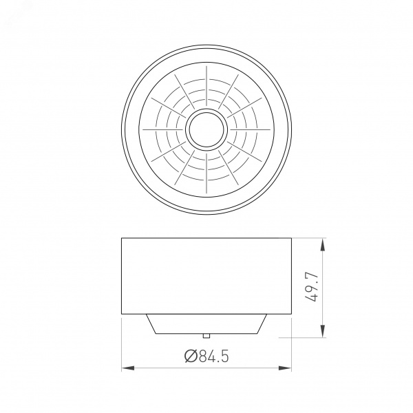 Контроллер-усилитель SMART-TRANSMITTER-30M-IN 230V, 2.4G ARL, IP20 Пластик, 5 лет