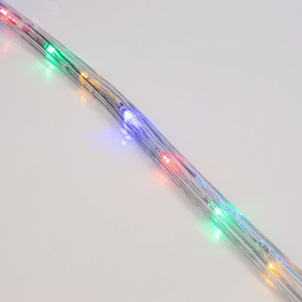 Дюралайт LED, свечение с динамикой 3W - мульти RYGB, 24 LED/м, 100 м